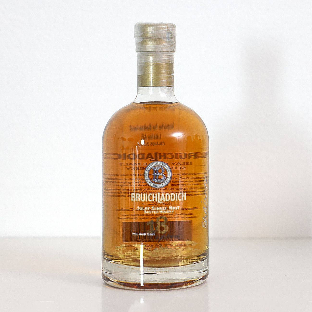 Bruichladdich 18y mit Unterschrift Islay Single Malt Scotch Whisky