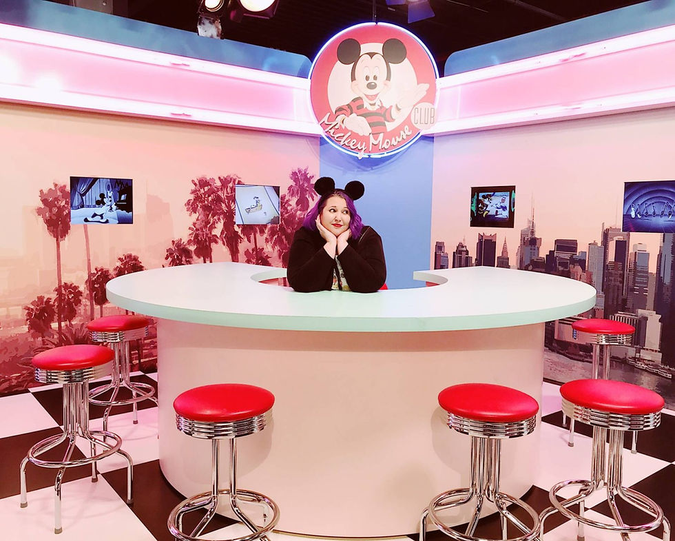 Misti Michelle at the Mickey: True Original Exhibit.