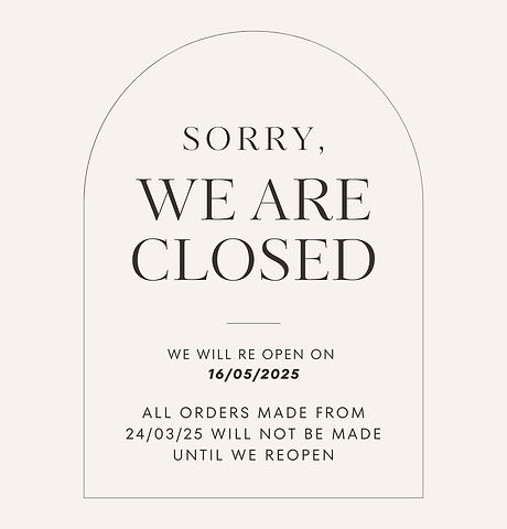 Cream & Black Elegant We Are Closed Poster (1).jpg