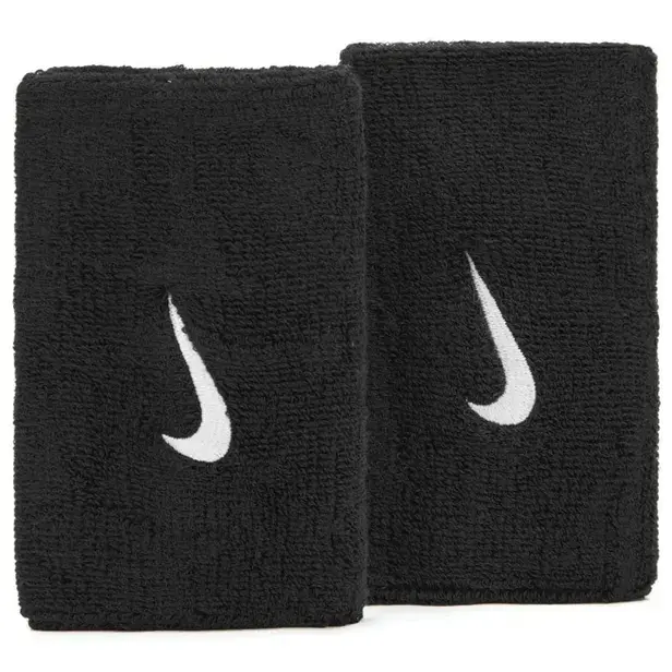 תמונה ממוזערת: מגני זיעה נייקי Nike Swoosh  Double Wide Wrist Band  2PCS