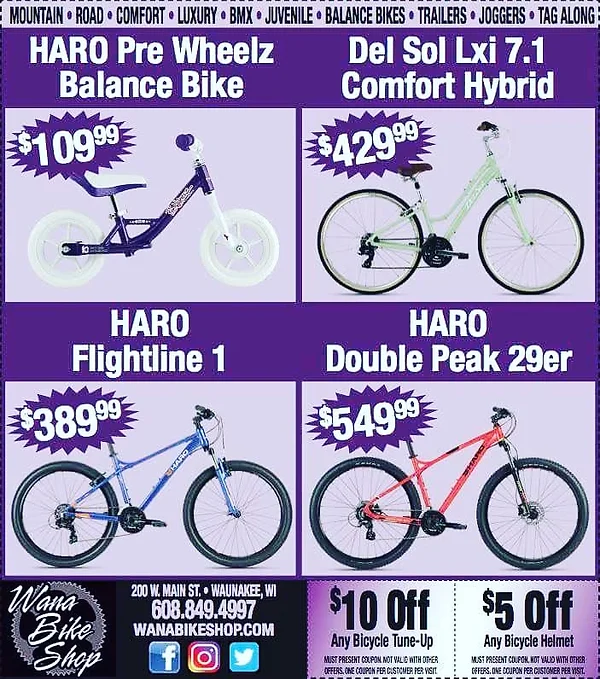 Website Coupon Wana Bike Shop United States