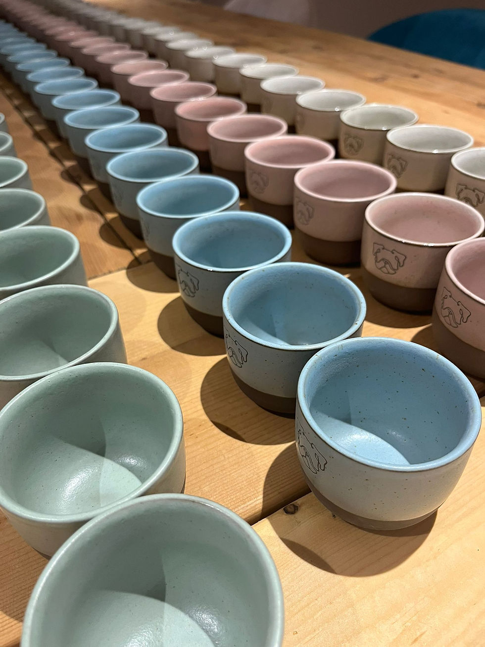 Thumbnail: Pink ceramic espresso cup