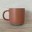 Thumbnail: Dachshund Tea / Coffee Mug in speckled orange glaze 