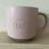 Thumbnail: Cockapoo Tea / Coffee Mug in speckled pink glaze