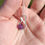 Miniature : Collier en améthyste
