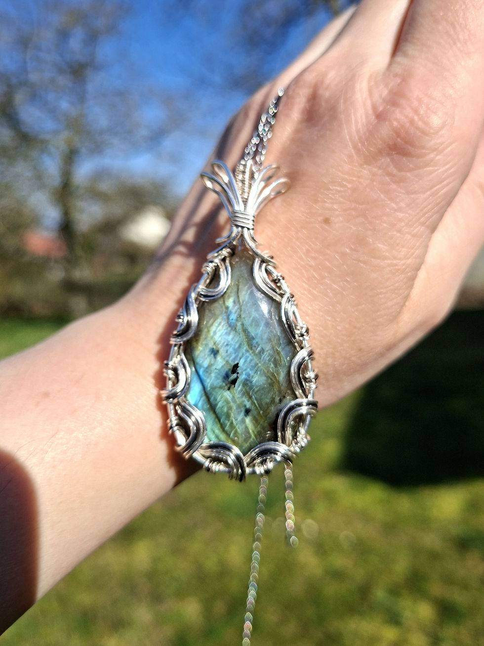 Miniature : Pendentif Océan en Labradorite