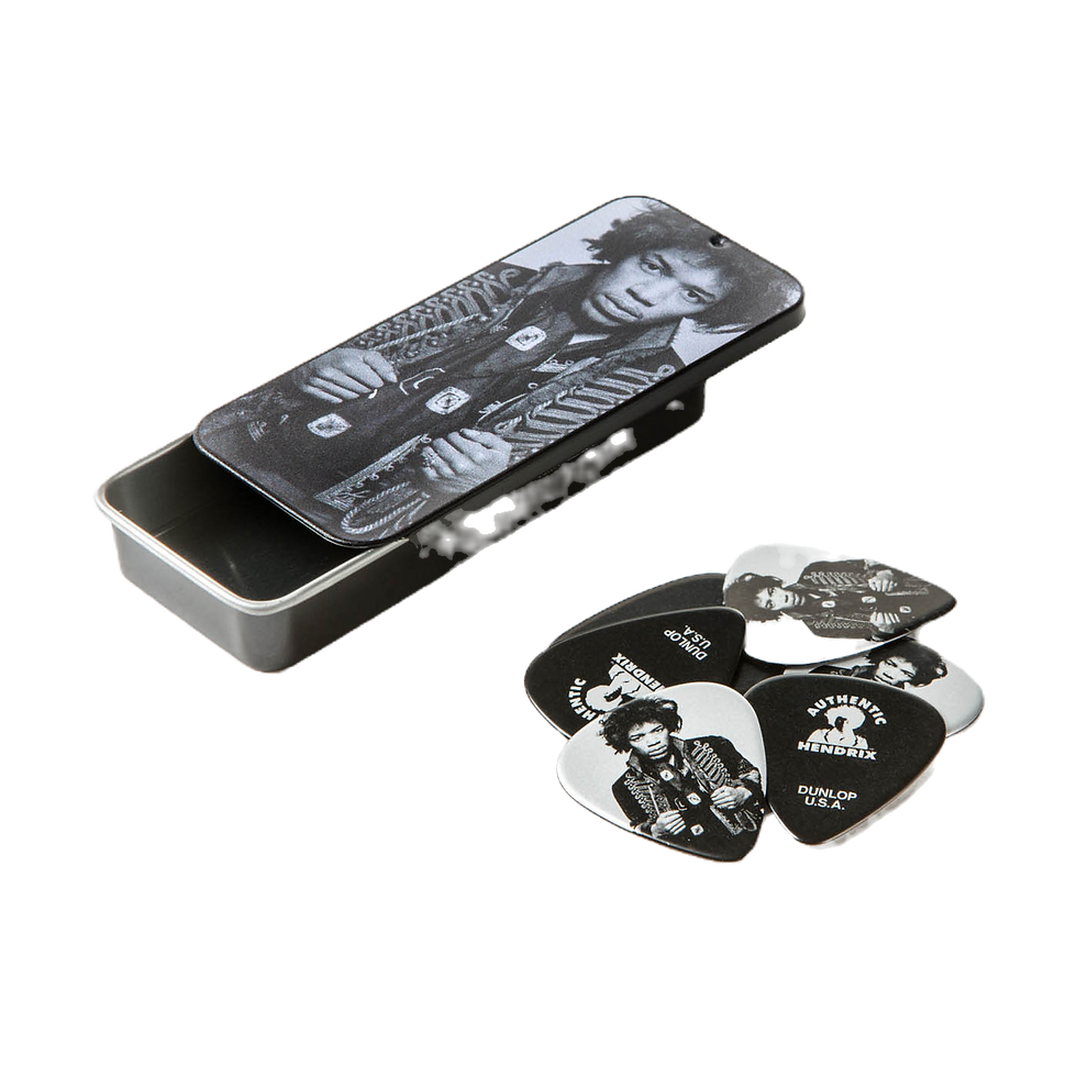 Jimi Hendrix Pick Tin Malta music shop