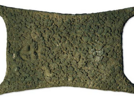 Object of the Month: Copper Ingot from the Uluburun Shipwreck