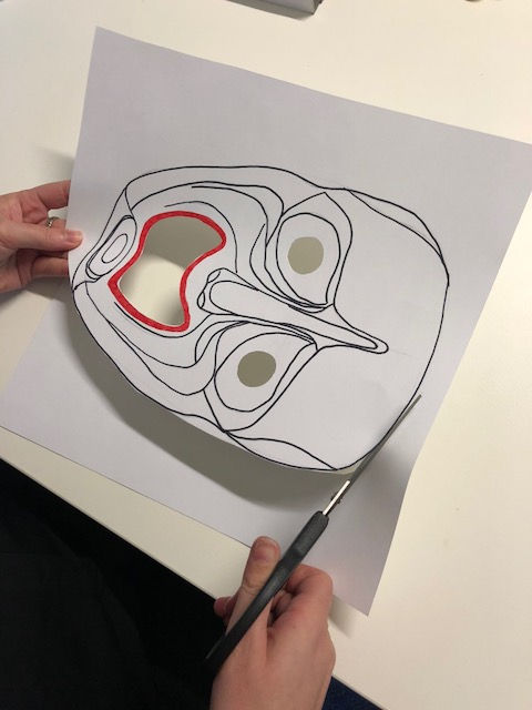 cut mask out