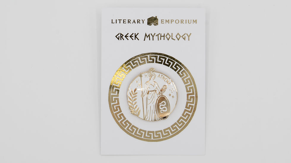 Athena Enamel Pin