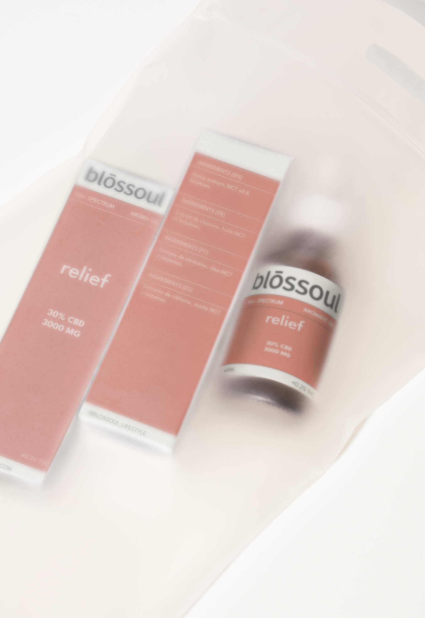Cannabis oil line for wellness with time-of-day-tailored products and calming packaging