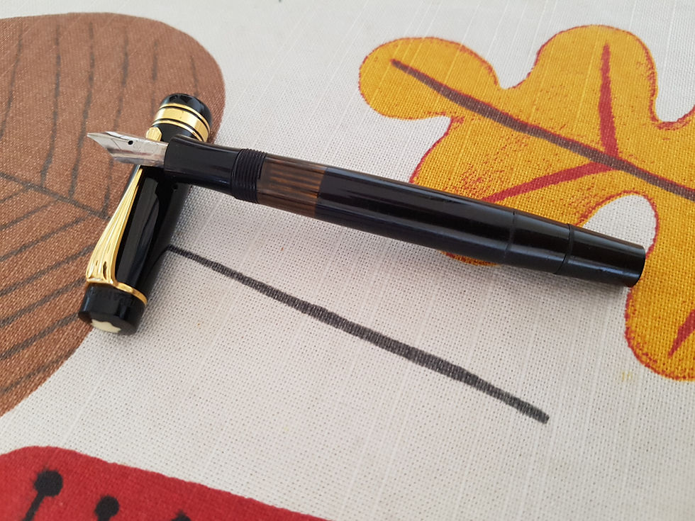 Thumbnail: RARE MONTBLANC MEISTERSTUCK 134 FOUNTAIN PEN SHORT CAP TOP C.1942 NEAR MINT