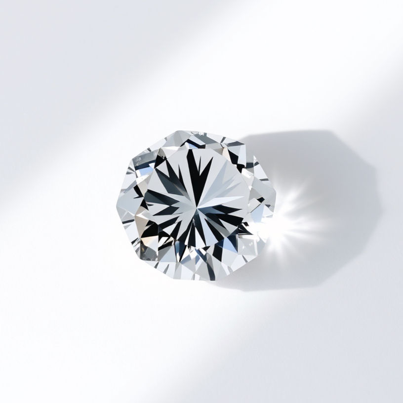a radiant cut diamond gem