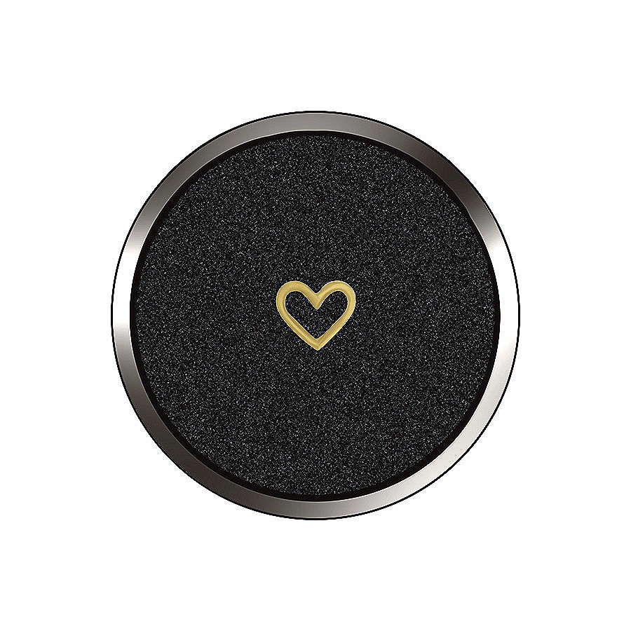 18K SOLID YELLOW GOLD TOOTH GEM - HOLLOW HEART