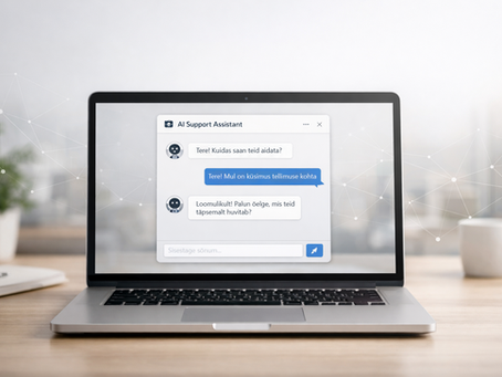 ai klienditoe assistent ehk chatbot
