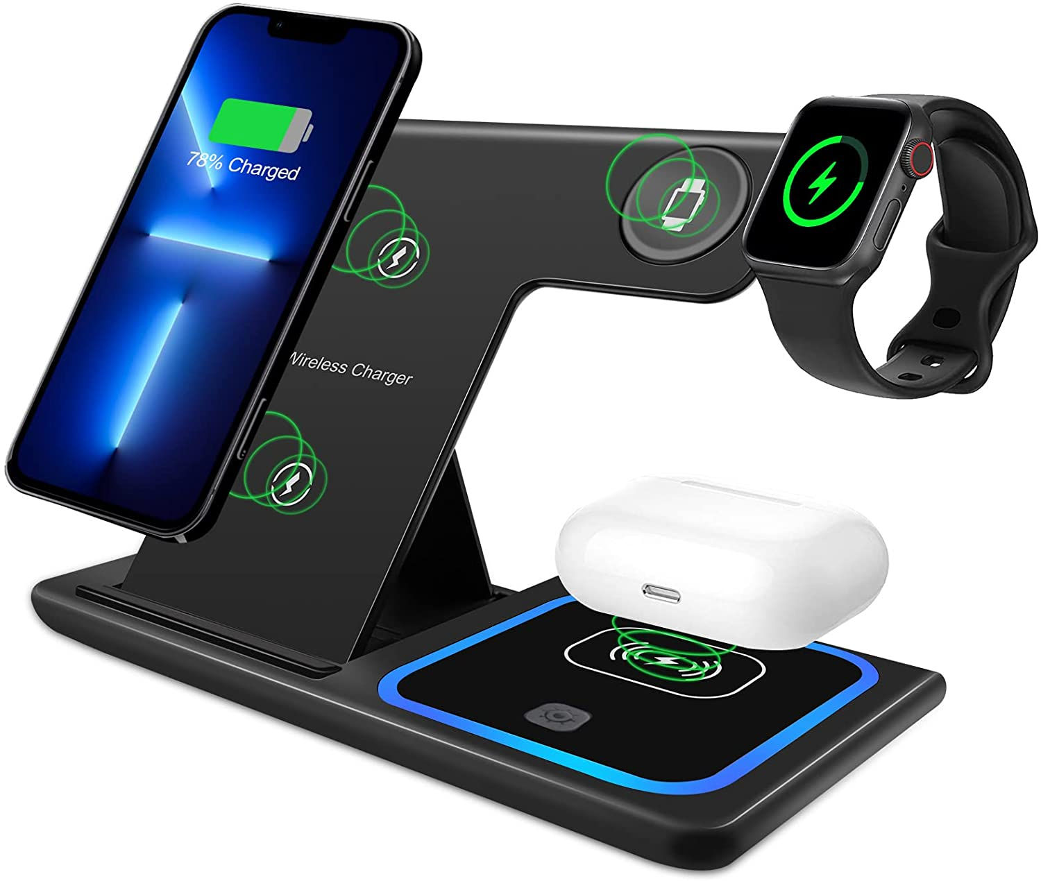4-in-1 Magnetic Wireless Charging Station
