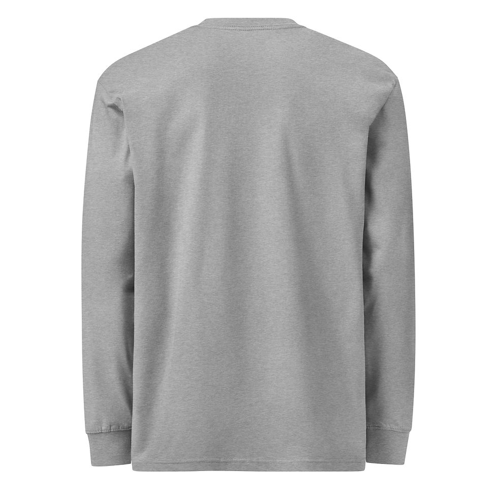 Thumbnail: Hustle with Purpose -Men's heavyweight long sleeve t-shirt
