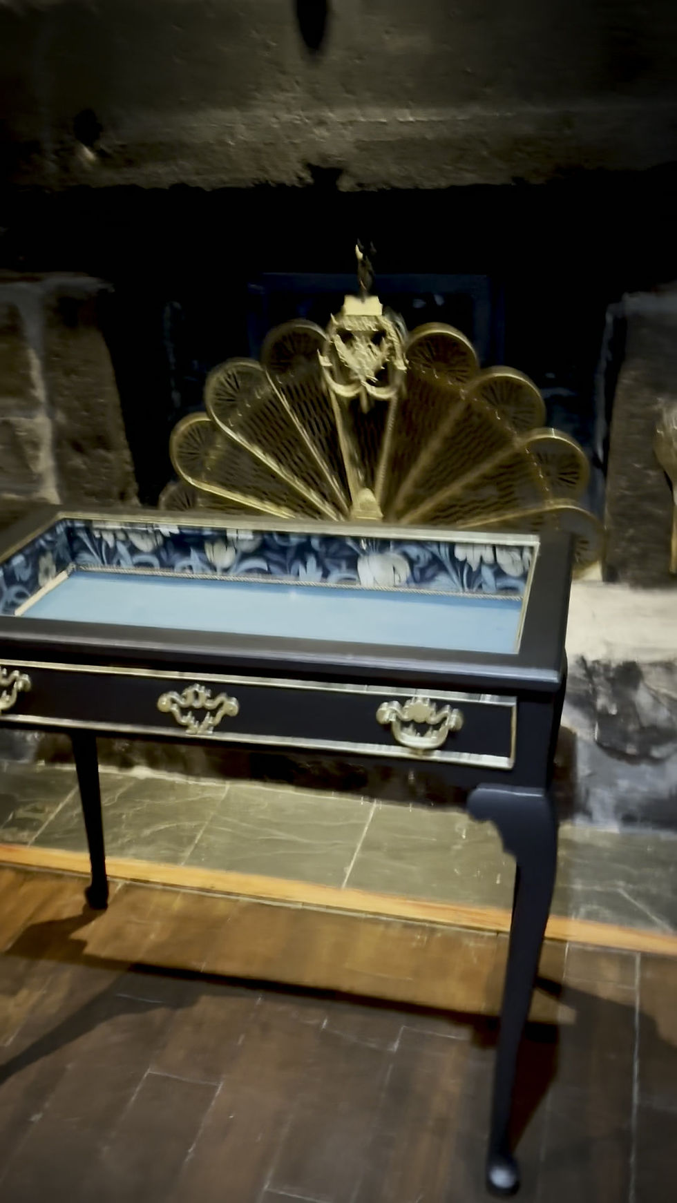 Thumbnail: The Blackthorne Bijouterie - Antique Queen Anne Style Jewellery Display Table