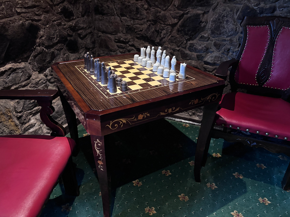 Thumbnail: The Sorrento Games Table - Italian Marquetry Chess, Cards & Roulette Wheel