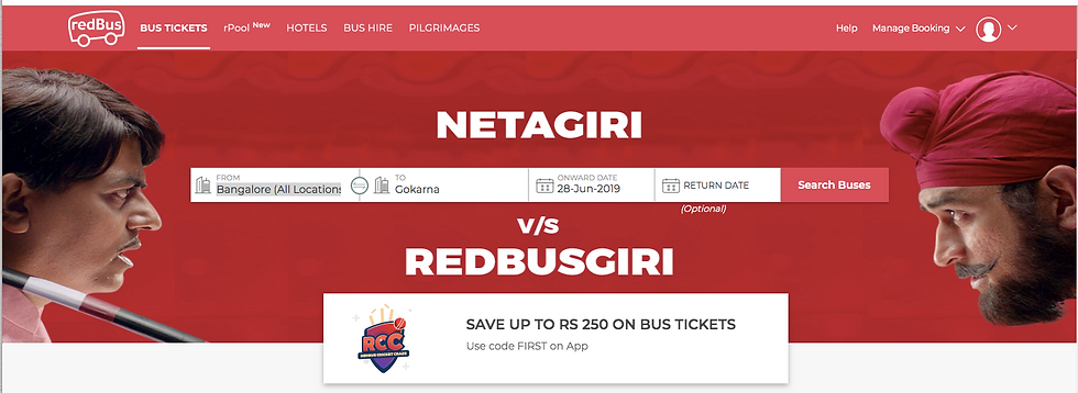 redbus bus booking app india