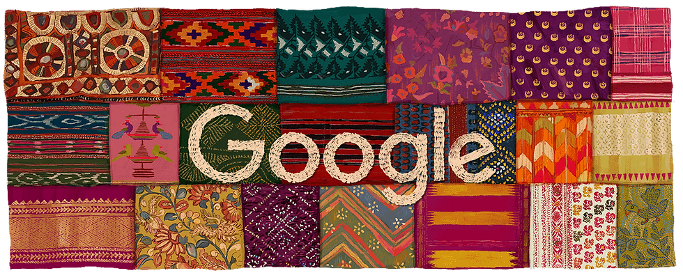Google Doodle Indian Textiles