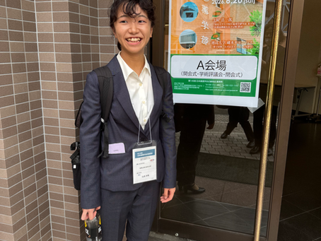 【学会報告】第149回日本薬理学会近畿部会(徳島市)で学部6年生の仙波さんが口頭発表を行いました
