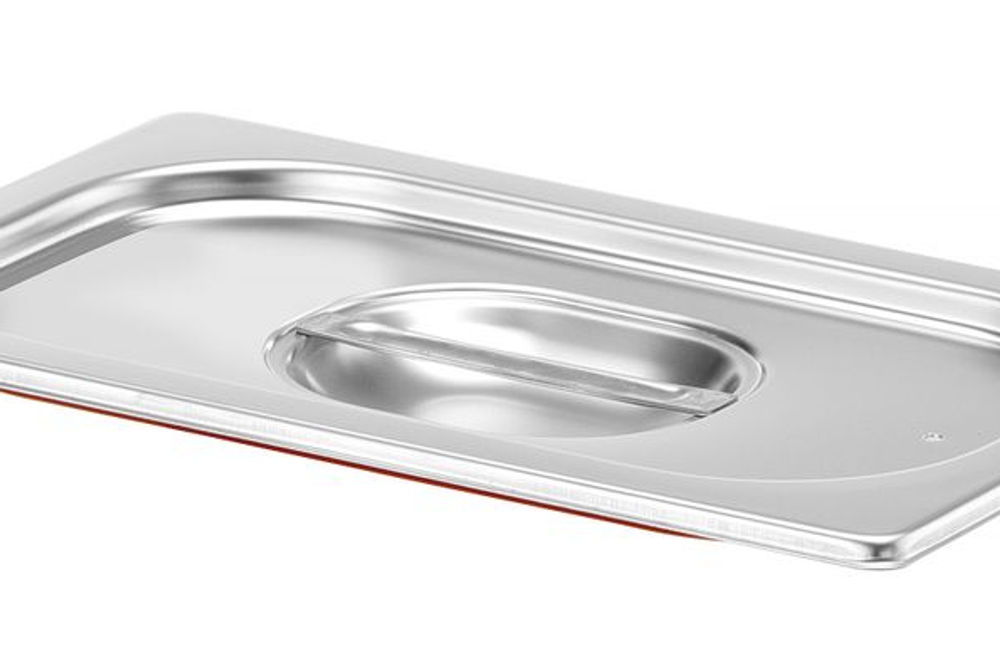 Gastronorm-Deckel mit Silikonrand, HENDI, Profi Line, GN 1/4, 265x162mm