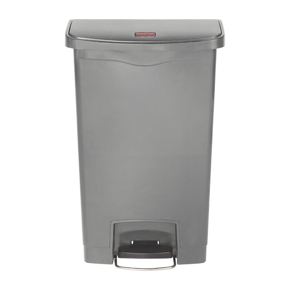 Rubbermaid Slim Jim Treteimer Grau 50L