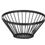 Miniaturbild: Obstkorb, abgerundet schwarz, HENDI, ø150x(H)80mm