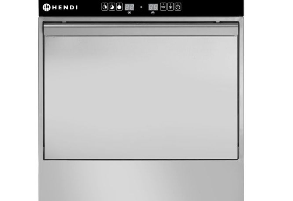 Geschirrspüler 40x40 - elektronische Steuerung, HENDI, 472x566x(H)705mm