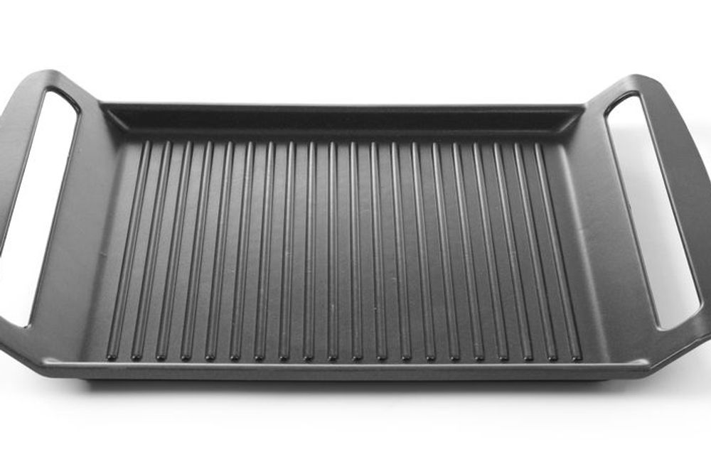 Grillplatte für Induktionskocher, HENDI, 390x260x(H)35mm