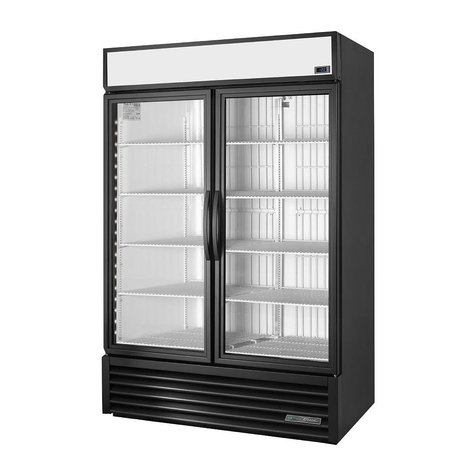 True GDM-43F-HC-TSL01 Gefrierschrank für den Einzelhandel, aufrecht stehend, BLK