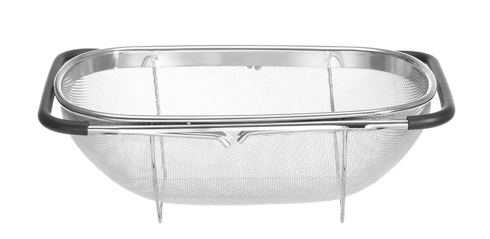 Verlängerbares Spülbecken-Sieb, HENDI, 360x240x(H)115mm