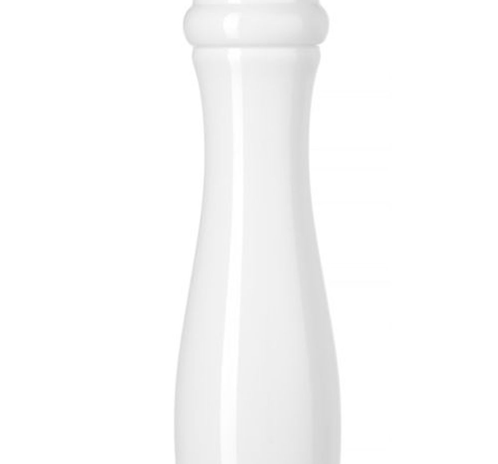 Salzmühle aus Holz, HENDI, Weiß, ø60x(H)315mm