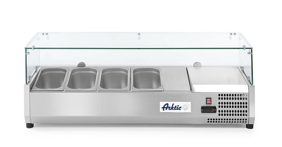 Aufsatz-Kühlvitrine Gastronorm 1/3