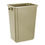 Miniaturbild: Jantex Slim Mülleimer Beige 60Ltr
