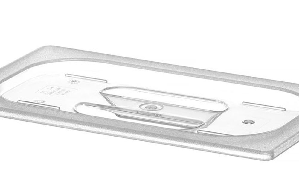 Gastronorm-Deckel, HENDI, GN 1/4, Transparent, 265x162mm