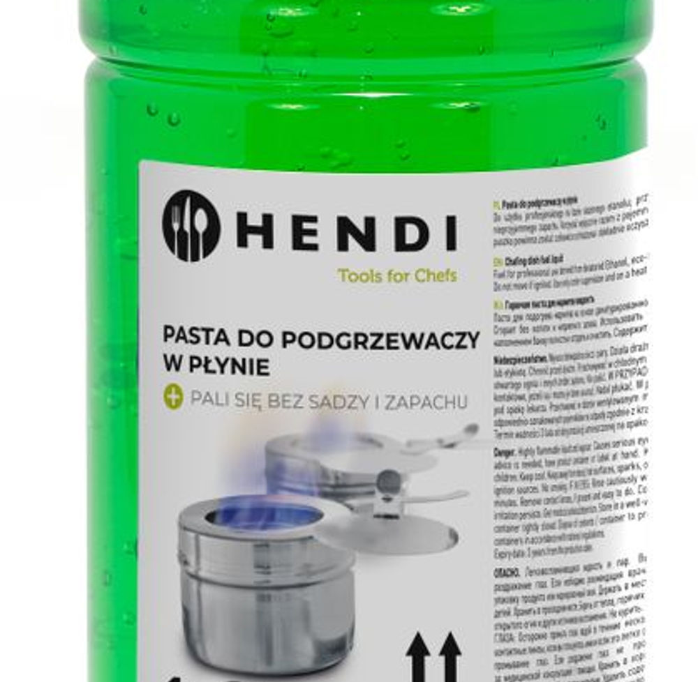 Chafing Dish Brennpaste - Flasche, HENDI, Transparent
