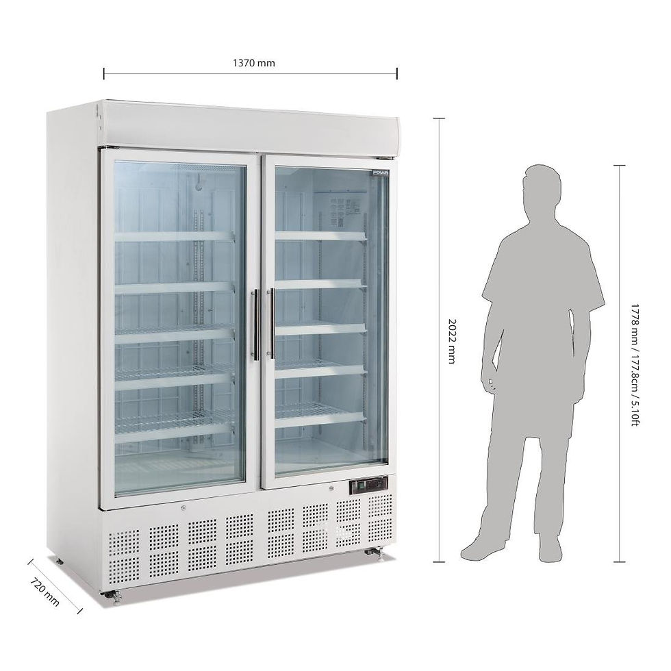 Polar Serie G Display Gefrierschrank 920 Liter