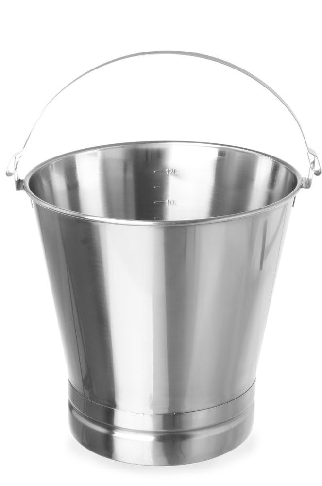 Eimer mit verstärktem Boden, HENDI, Profi Line, 12L, ø300x(H)310mm