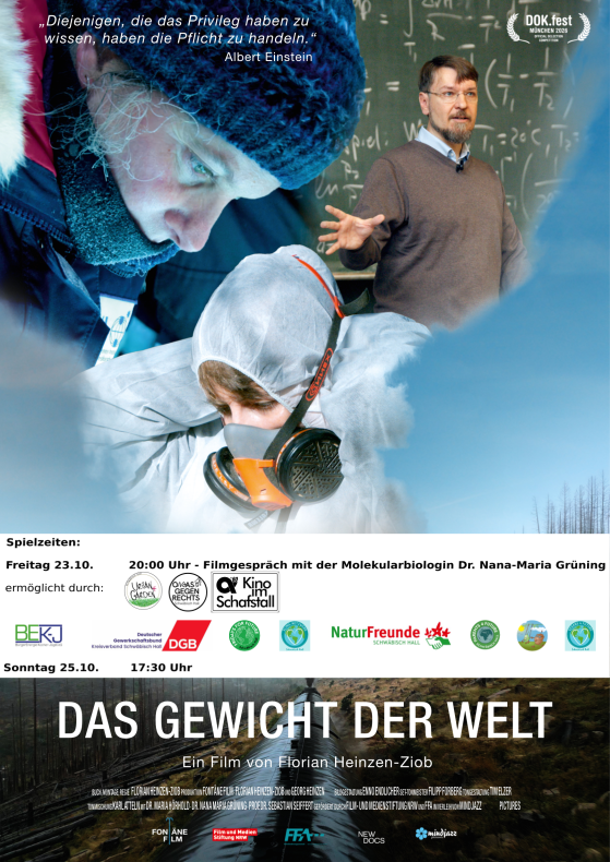 Das Gewicht der Welt - Film mit Filmgespräch