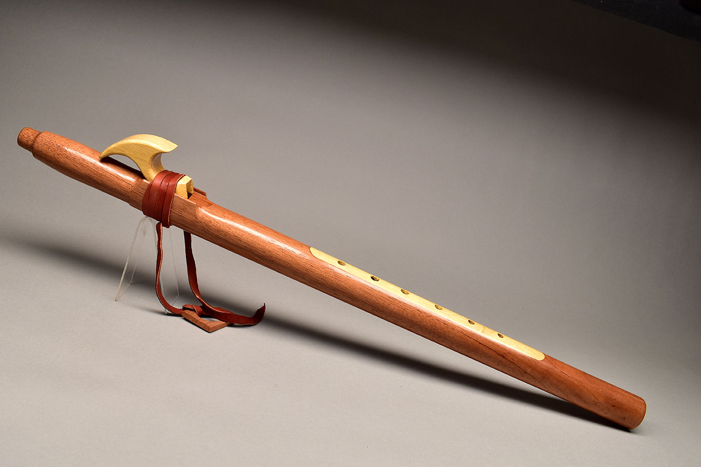 Key of D Flute – Spanish Cedar with Yellowheart