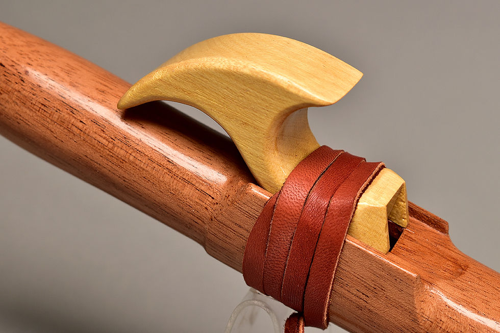 Thumbnail: Key of D Flute – Spanish Cedar with Yellowheart