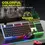 Miniatura: Kit Gamer: Teclado Semi-Mecânico RGB Rainbow + Mouse Gamer com LED