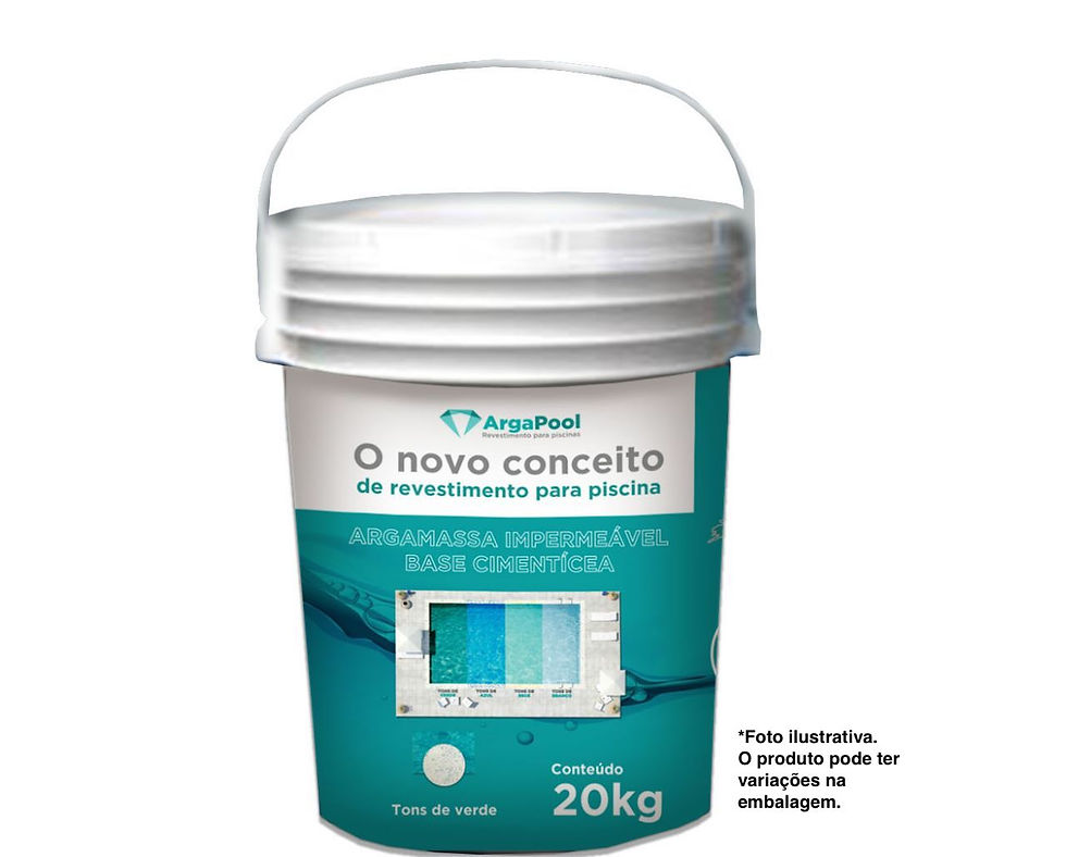 Miniatura: Argamassa - Revestimento para Piscina 20 kg Verde Pipa