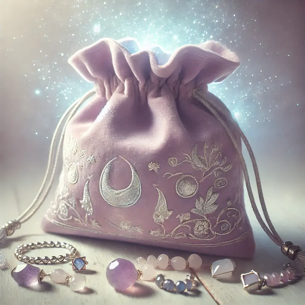 Mystery Crystal Jewelry Bag