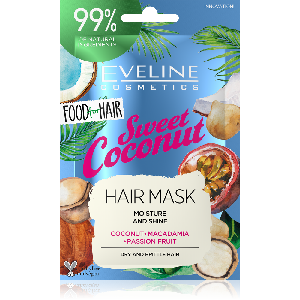 Colis x10 -Masque soin capillaire-Coco/Passion/Macadamia 20ml