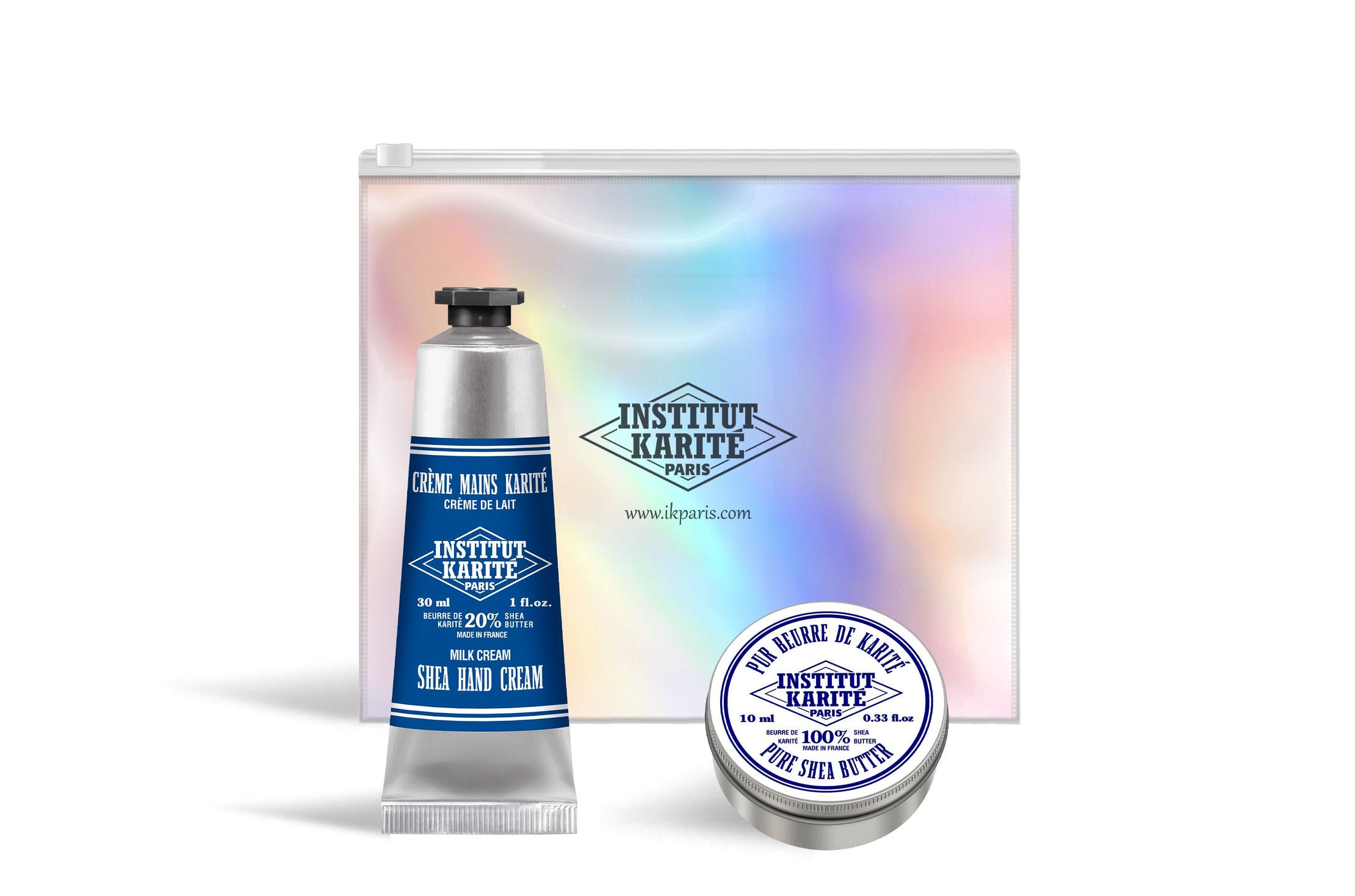 INSTITUT KARITÉ PARIS  -SET HOLOGRAMME  -CREME DE LAIT X12