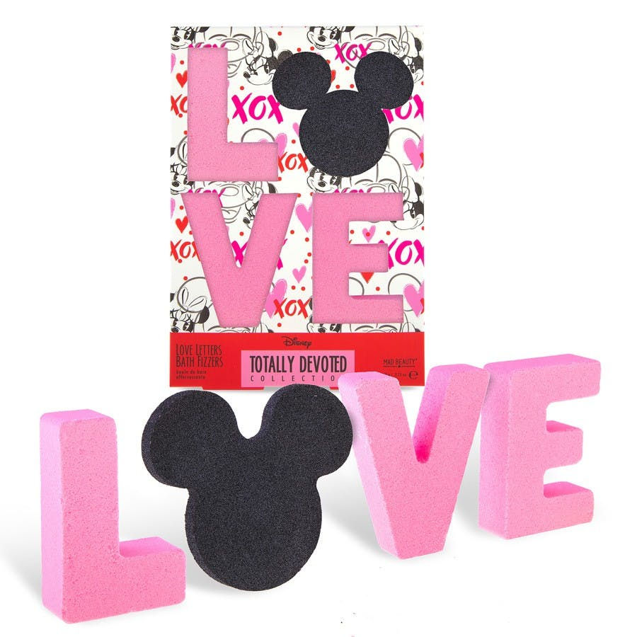 Miniature : MAD BEAUTY-MINNIE MICKEY- TOTALLY DEVOTED  COLLECTION - LOVE BATH FIZZER X6S-