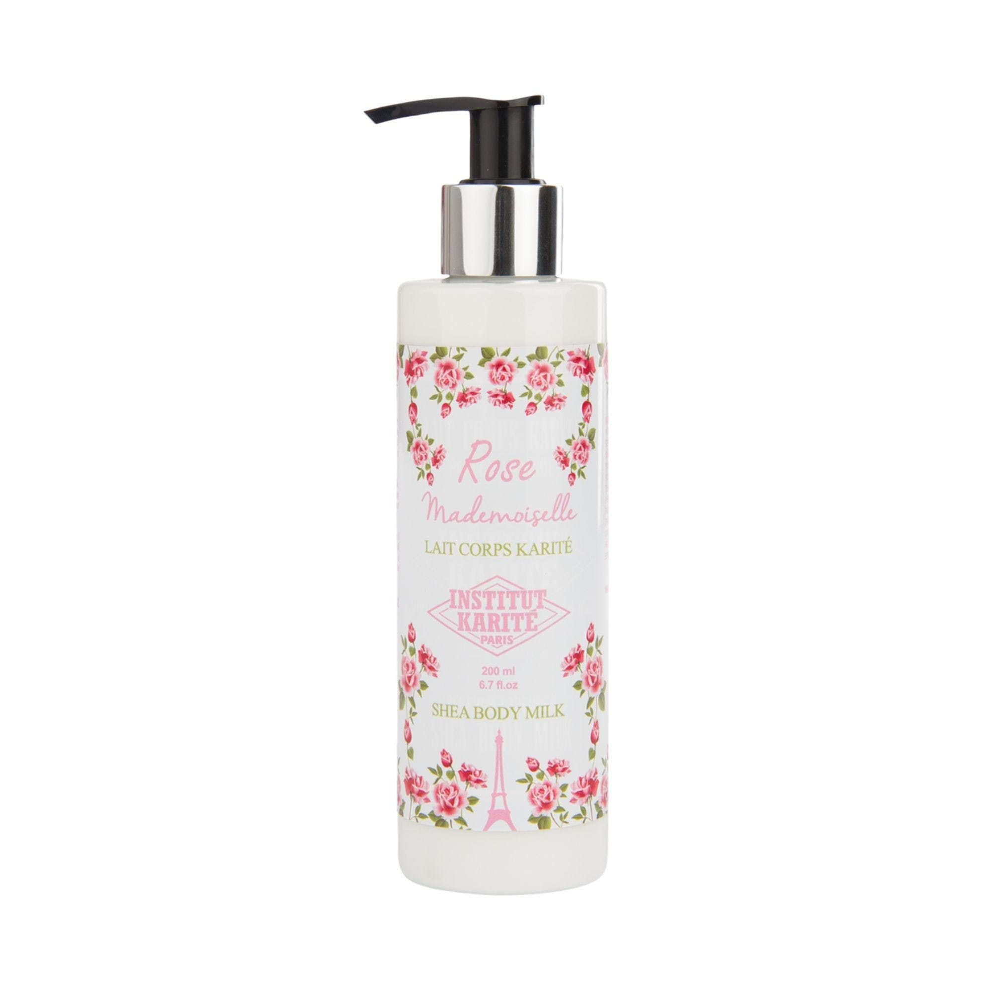 INSTITUT KARITÉ PARIS  -LAIT CORPS KARITÉ  -ROSE MADEMOISELLE 200 ml X6